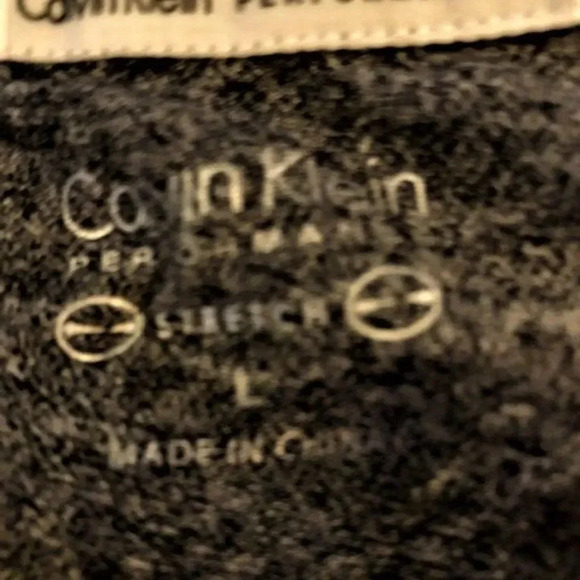Calvin Klein performance logo grey top L EUC‎ - Picture 3 of 3